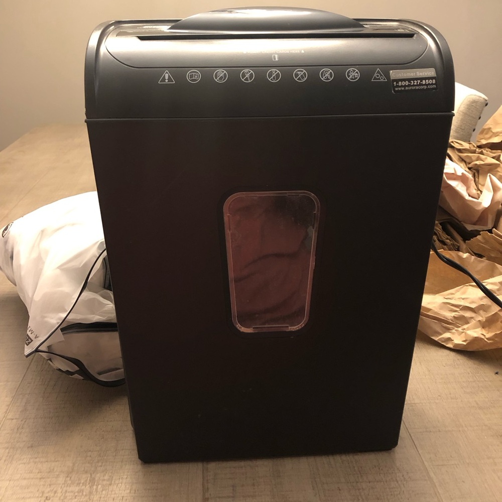 Broken Paper Shredder